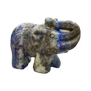 Elefantes en piedras minerales