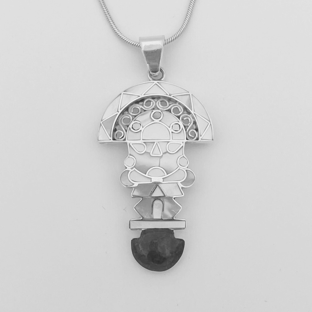 COLLIER INCA TUMI NACRE