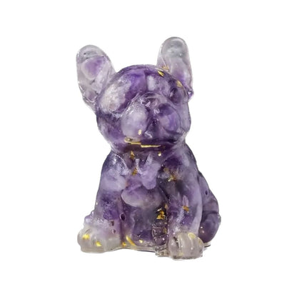 STATUE DE CHIEN POLI