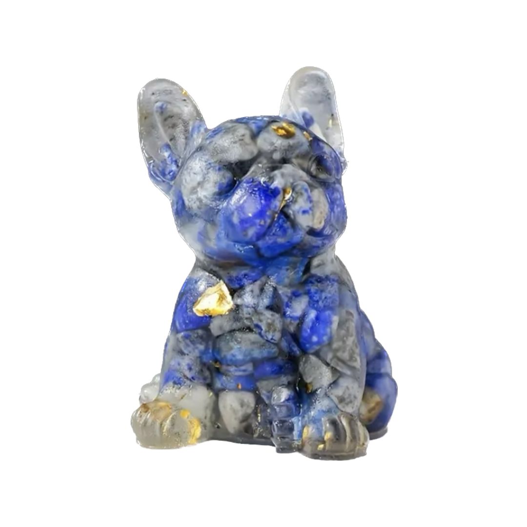 STATUE DE CHIEN POLI