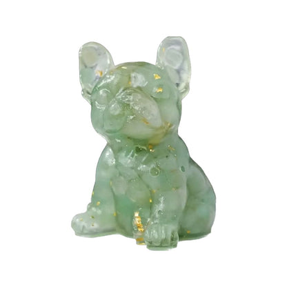 STATUE DE CHIEN POLI