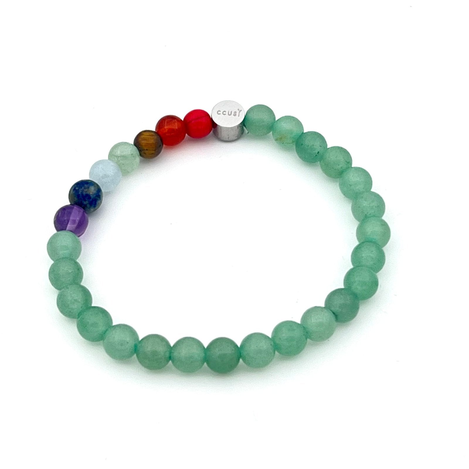 BRACELET 7 CHAKRAS AVENTURINE