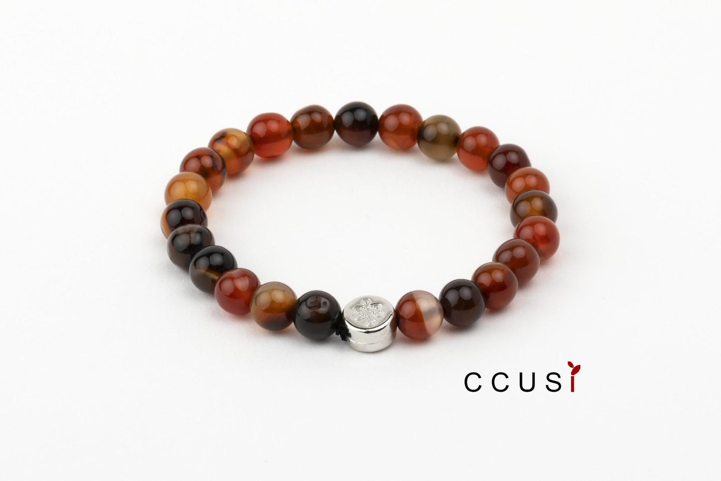 BRACELET AGATE MARRON
