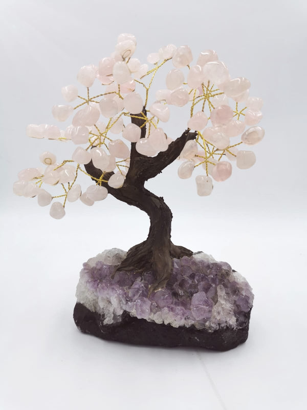 Arbol de la vida cuarzo rosa