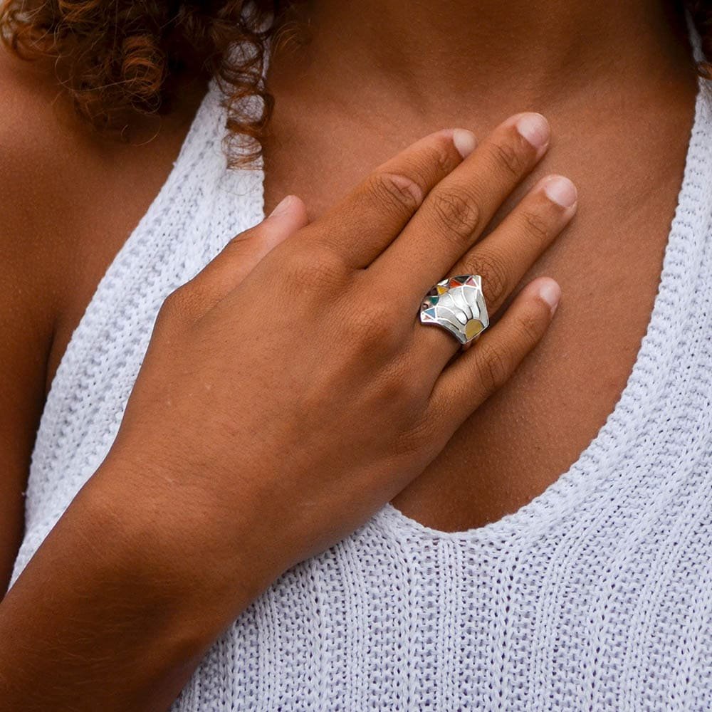 BAGUE INCA SOLEIL COULEURS