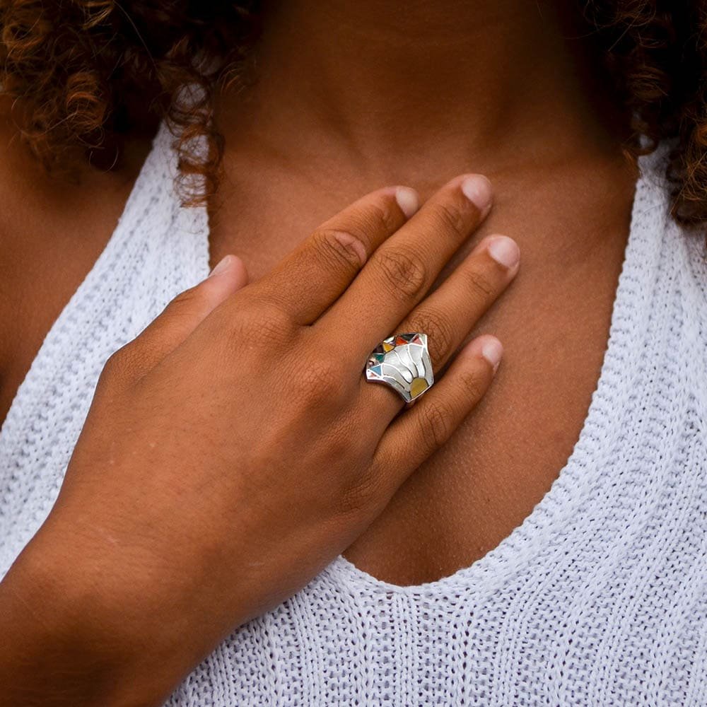 BAGUE INCA SOLEIL COULEURS