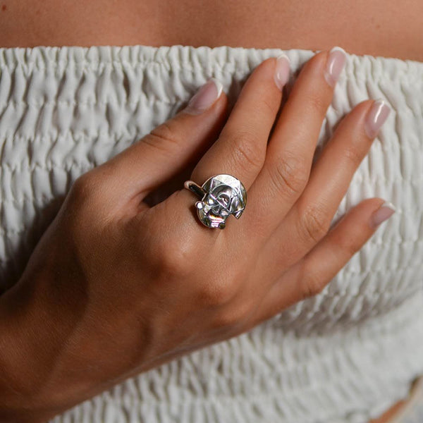 BAGUE INCA TUMI NACRE