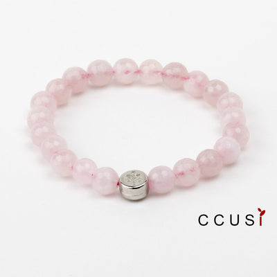 BRACELET QUARTZ ROSE