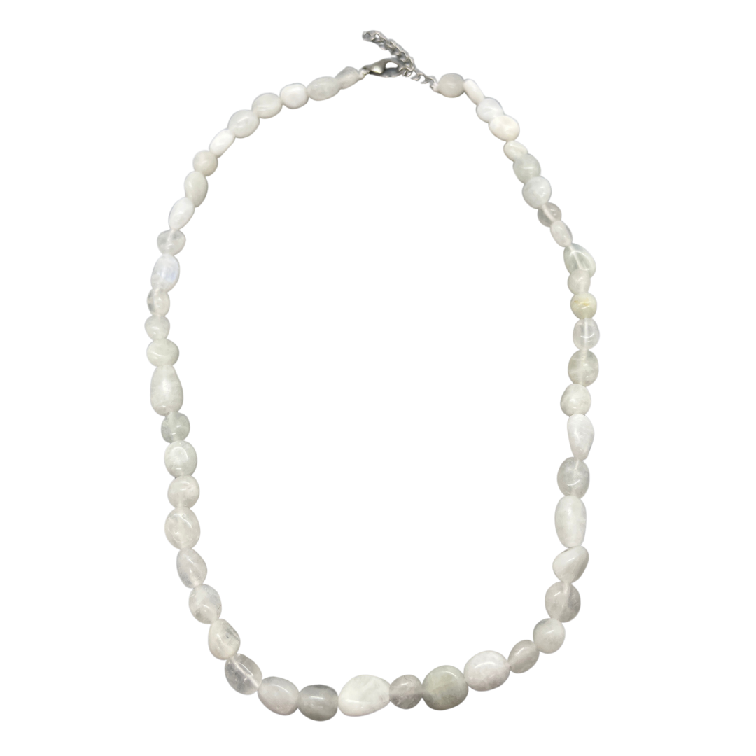 COLLIER PIERRE DE LUNE IRREGUL