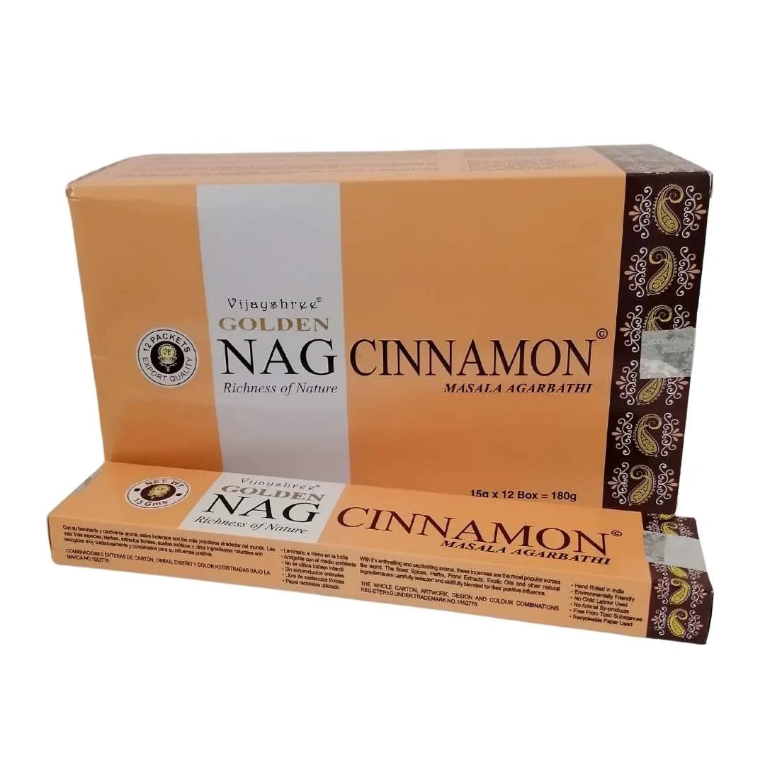 Incienso de India Golden Nag Cinnamon