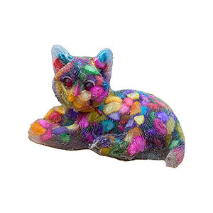 Gatos de piedras en resina
