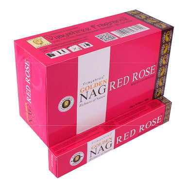 Incienso de India Golden Nag Red Roses