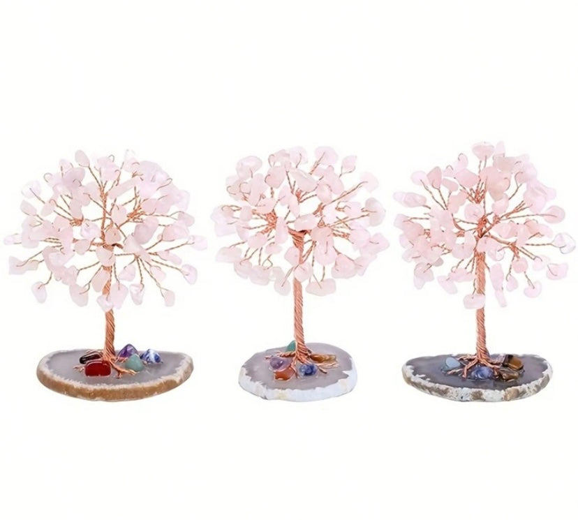 Arboles pequeño de piedras minerales