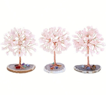 Arboles pequeño de piedras minerales