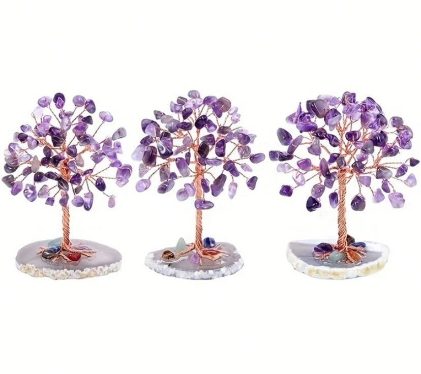 Arboles pequeño de piedras minerales