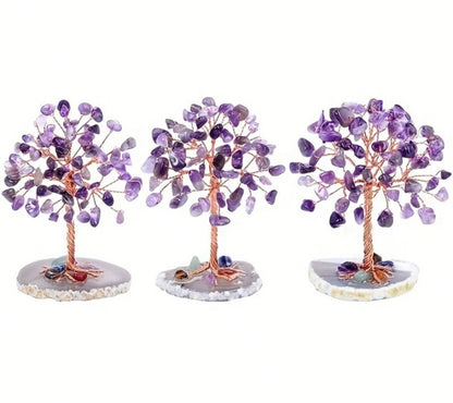 Arboles pequeño de piedras minerales