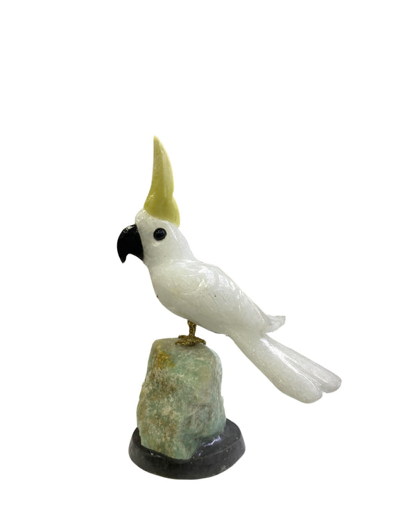 PAJARO MEDIANO EN PIEDRA NATURAL