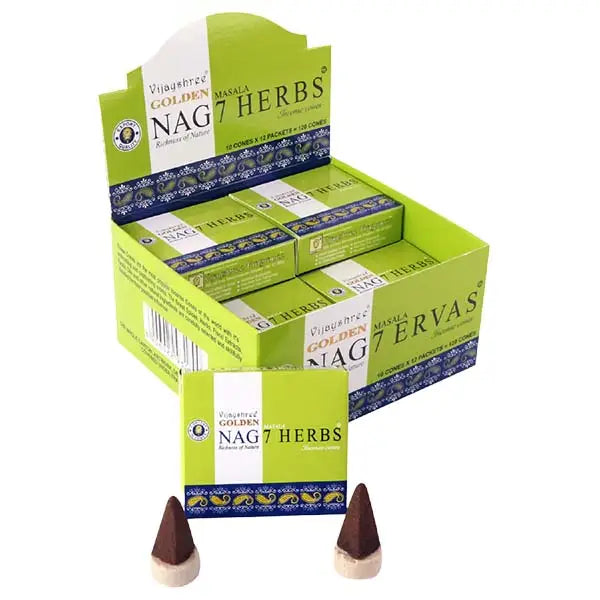 Incienso de India golden nag 7 herbs