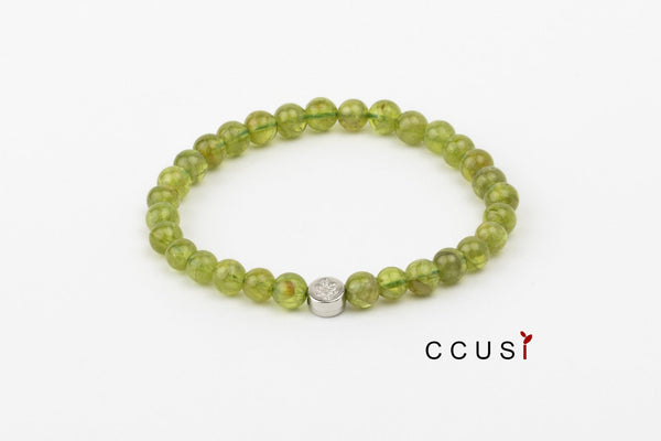 BRACELET PERIDOT OU OLIVINE