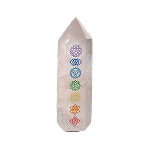 Obeliscos con las 7 chakras