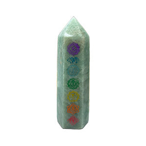 Obeliscos con las 7 chakras