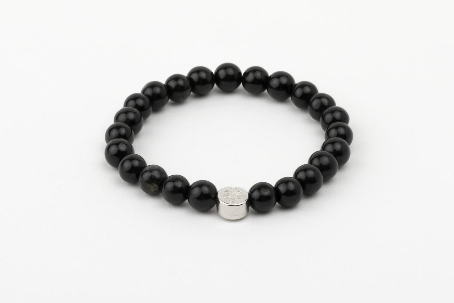 BRACELET OBSIDIENNE ARC EN CIEL/NOIRE